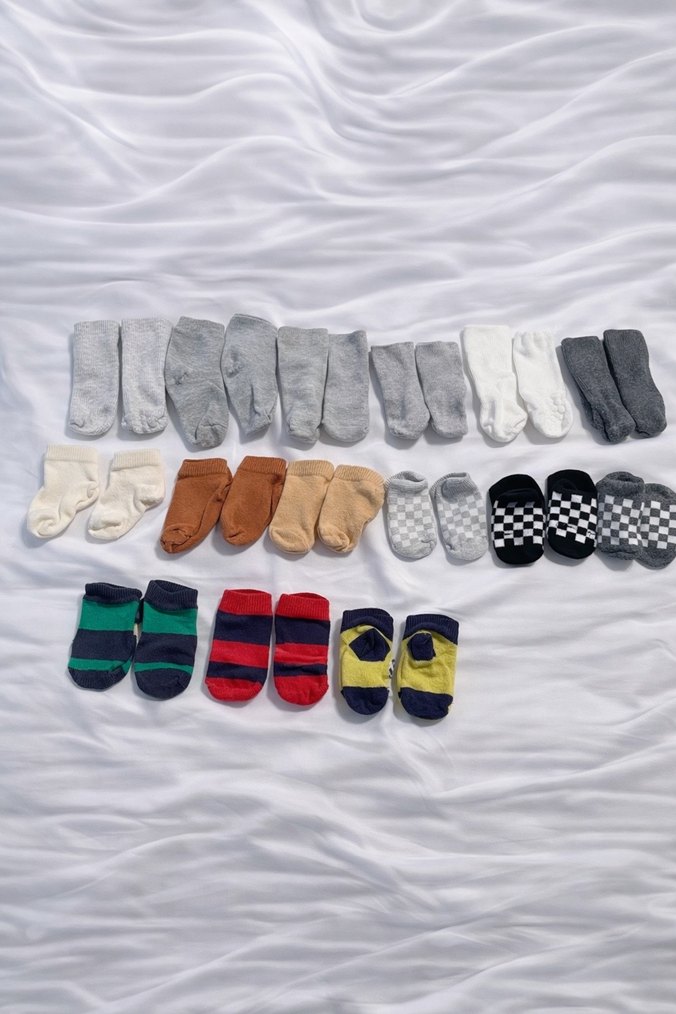 15 adet bebek çorabı toplu satış - Görsel 2