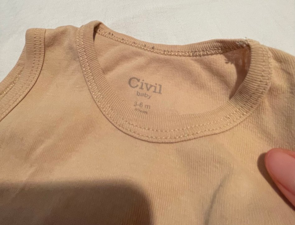 4 lü sıfır kol 3-6 ay bebek body - Görsel 4