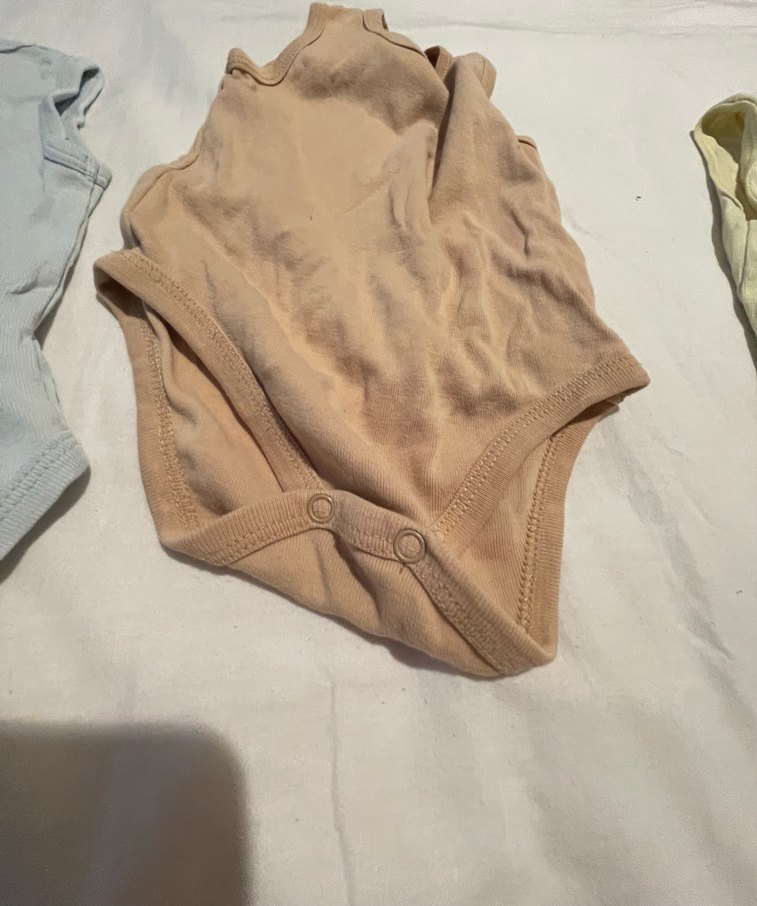 4 lü sıfır kol 3-6 ay bebek body - Görsel 5