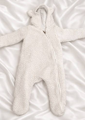 Krem eengi Peluş Bebek Tulumu - Görsel 2