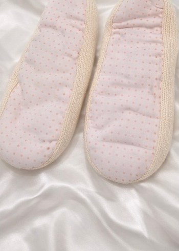 Krem Ponponlu kaydırmaz tabsn Panduf - Görsel 4