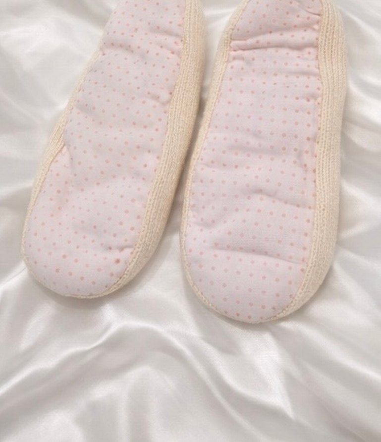 Krem Ponponlu kaydırmaz tabsn Panduf - Görsel 4