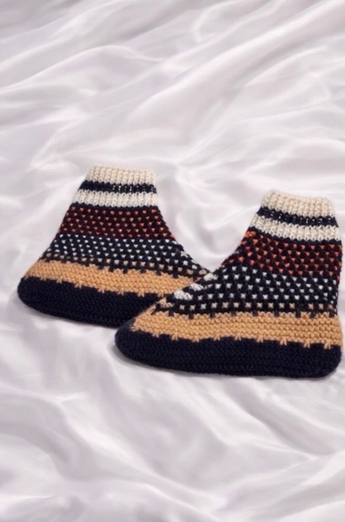 Renkli converse el örgüsü patik - Görsel 2