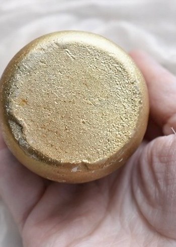 Altın renkli baykuş figür heykel - Görsel 4