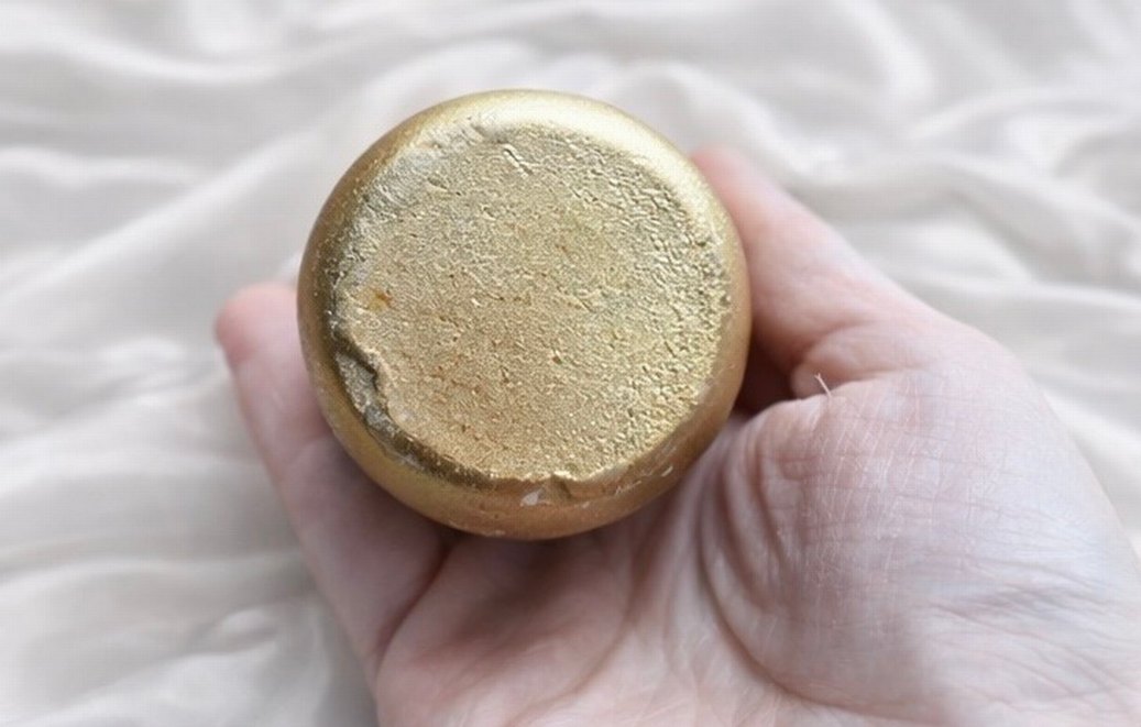 Altın renkli baykuş figür heykel - Görsel 4