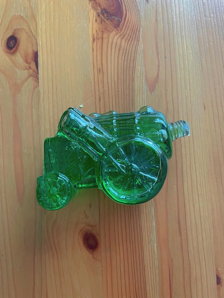 Yeşil Renkli vintage kolonya - Görsel 2