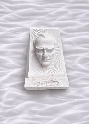 Beyaz Atatürk Büstü Figürü - Görsel 3
