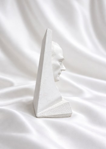 Beyaz Atatürk Büstü Figürü - Görsel 6