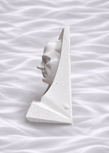 Beyaz Atatürk Büstü Figürü - Görsel 5