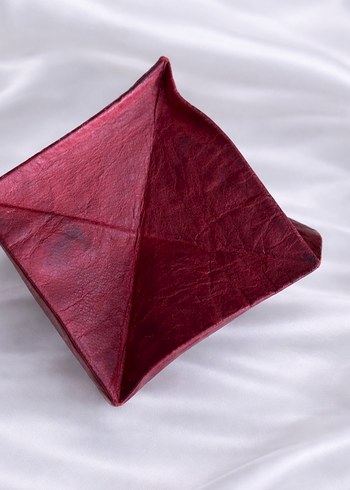 Vintage deri sihirbaz kutu - Görsel 7