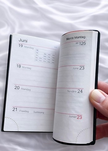 Vintage 2006 lacivert Planlayıcı - Görsel 3