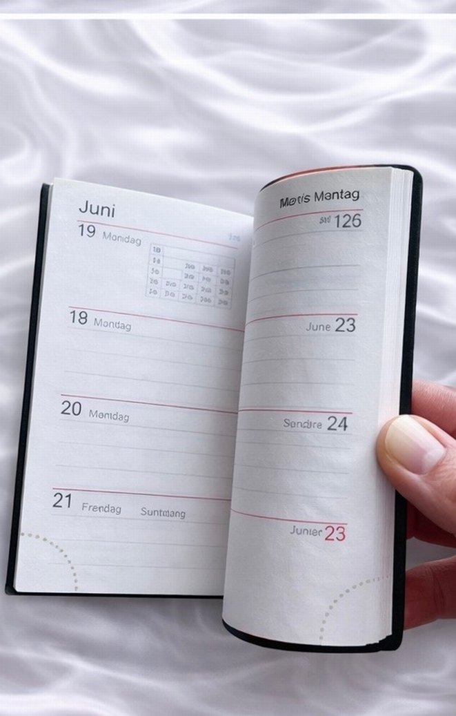 Vintage 2006 lacivert Planlayıcı - Görsel 3