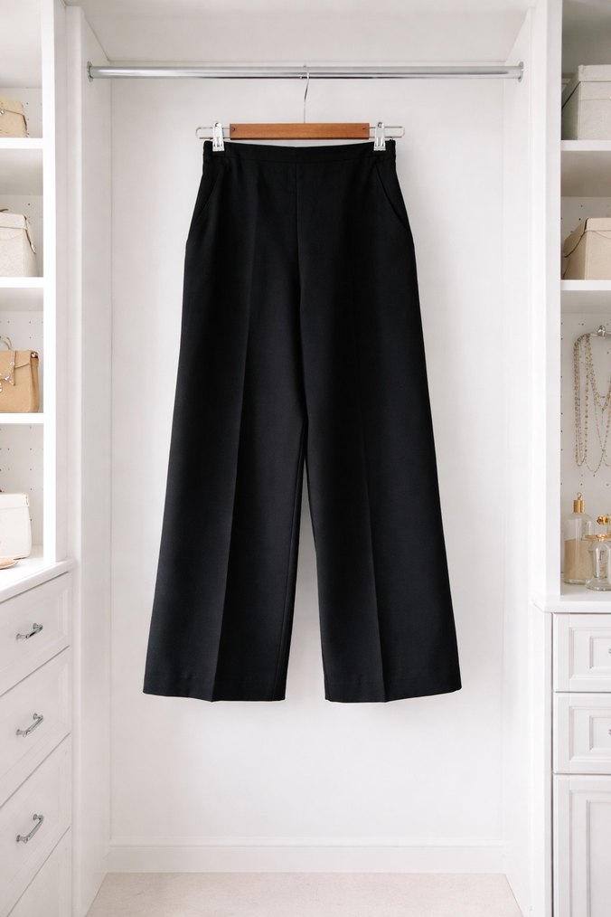 Zara Siyah Kadın Kumaş Pantolon - Görsel 2