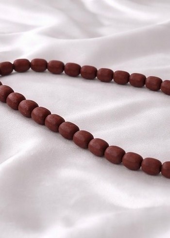 Erkek gül ağacı Koyu Kahverengi Tesbih - Görsel 3