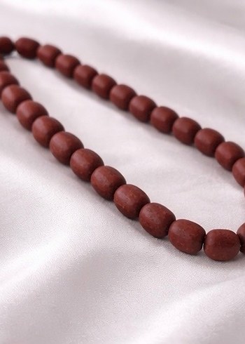 Erkek gül ağacı Koyu Kahverengi Tesbih - Görsel 5