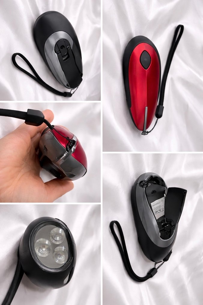 Elle çevirmeli enerjili fener - Görsel 2