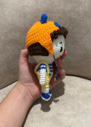 Beden Renk Renkli Örgü Bebek Oyuncak- amigurumi oyuncak