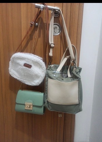 Kadın Süet Haki Günlük Çanta - Görsel 2