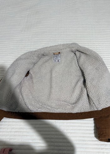 Düğmeli Kahverengi Süet Kadın Ceket - Görsel 3