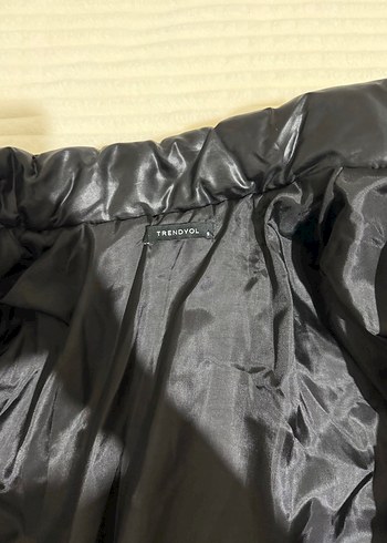 Siyah crop mont - Görsel 2