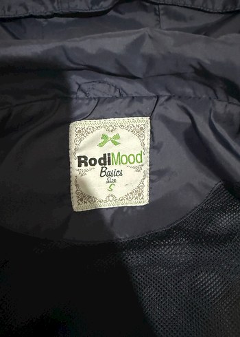 Kadın Mavi Kapüşonlu Fermuarlı Ceket - Görsel 2