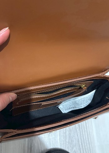 Zara Tana Deri Kadın Çanta - Görsel 4