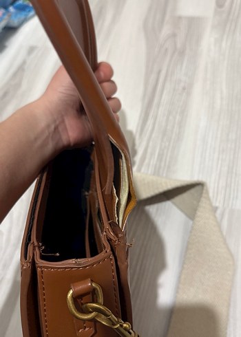 Zara Tana Deri Kadın Çanta - Görsel 6