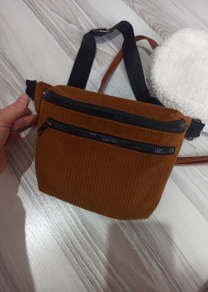 Peluş çanta ve addax çapraz çanta - Görsel 3