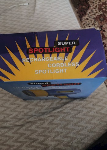 Sarı Şarjlı Kablosuz Spot Işık - Görsel 2