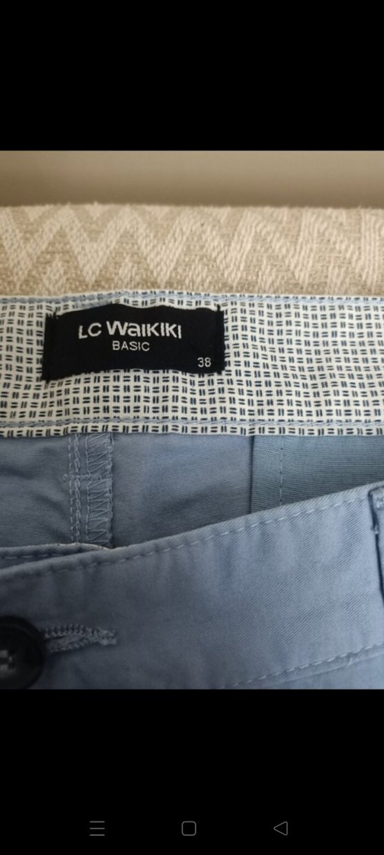 Erkek Mavi Mini Bermuda Şort - Görsel 3