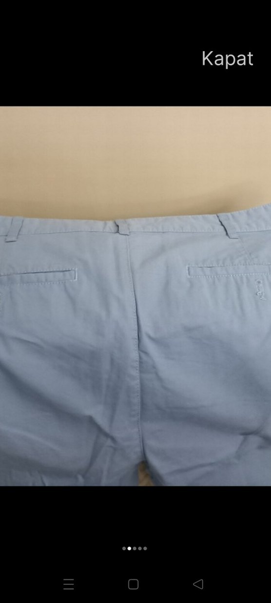 Erkek Mavi Mini Bermuda Şort - Görsel 2