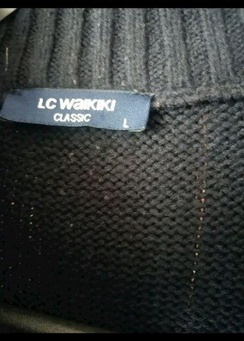 Erkek Gri Örgü Yüksek Yaka Salaş Kazak - Görsel 2