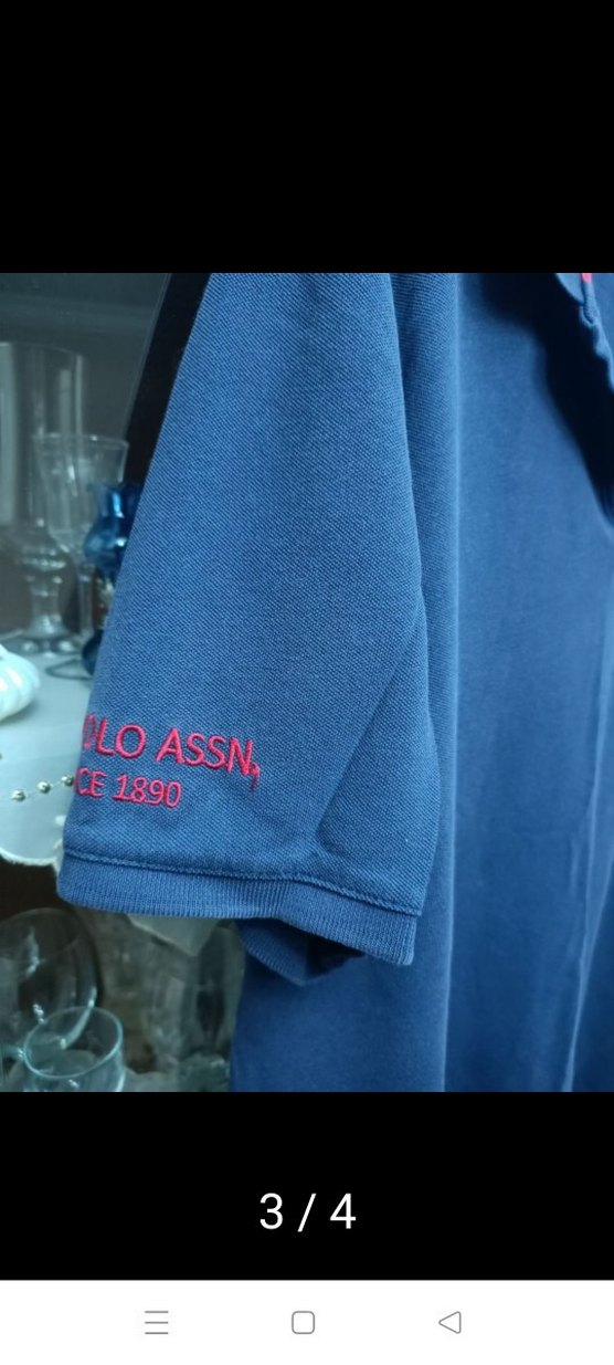 Erkek Lacivert Polo Tişört Düğmeli Yaka - Görsel 3