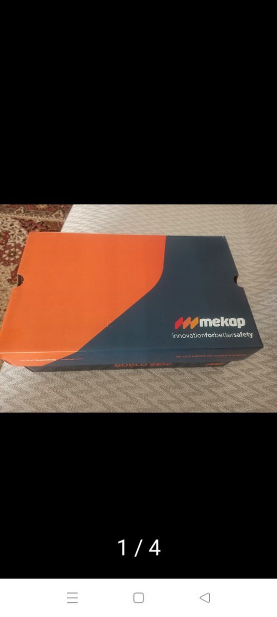 MEKAP MARKA 43 NUMARA İS AYAKKABİSİ CELİK BURUNLU AZ KULLANİLDİ. - Görsel 4