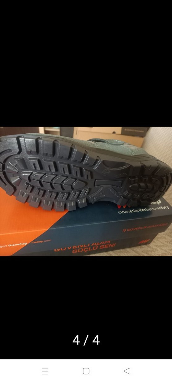 MEKAP MARKA 43 NUMARA İS AYAKKABİSİ CELİK BURUNLU AZ KULLANİLDİ. - Görsel 3