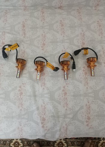 Joyecar H7  Slim LED Xenon Far H7/H4/H11 Altın - Görsel 5