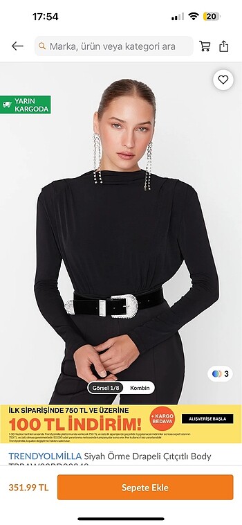trendyol milla body