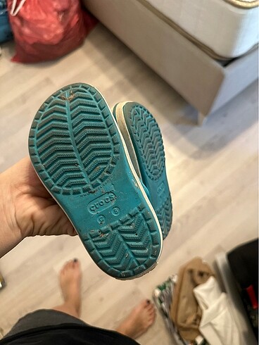 24 Beden mavi Renk bebek crocs