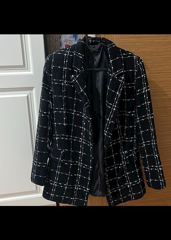 Trendyol & Milla Dugmeli Siyah Kadin Blazer Ceket
