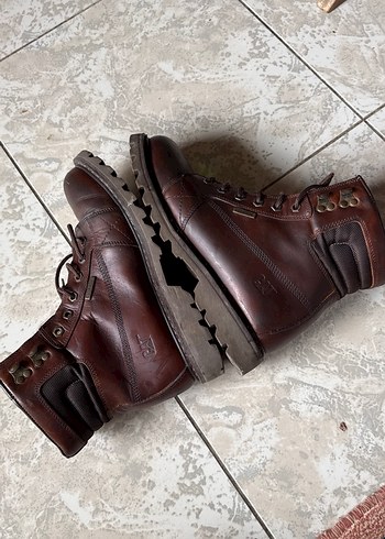 Kahverengi deri erkek cat bot - Görsel 7