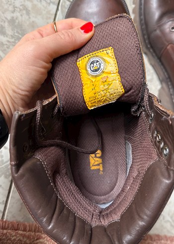 Kahverengi deri erkek cat bot - Görsel 5