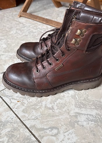 Kahverengi deri erkek cat bot - Görsel 2