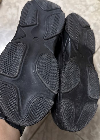 Siyah kız çocuk spor ayakkabı - Görsel 4