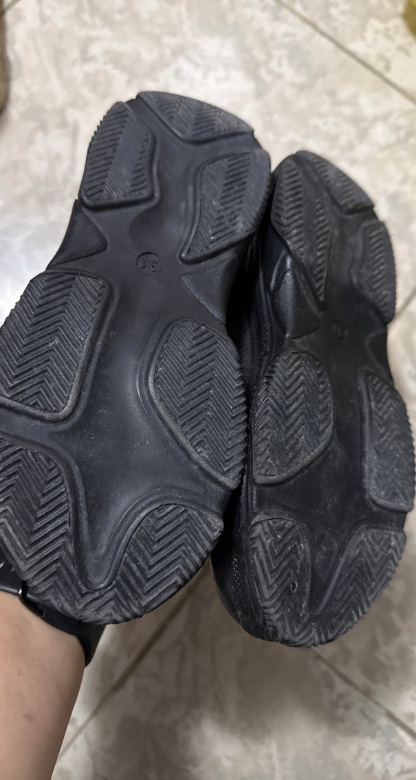 Siyah kız çocuk spor ayakkabı - Görsel 4