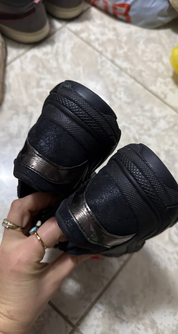 Siyah kız çocuk spor ayakkabı - Görsel 3