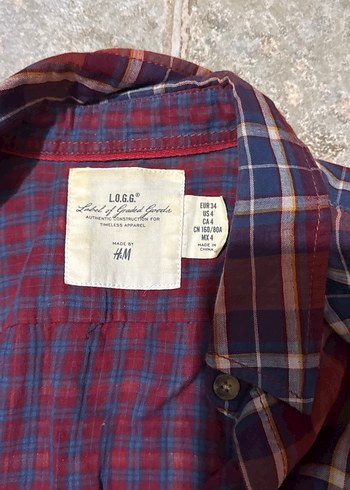 Bordo Ekoseli Uzun Kollu Kadın Gömlek - Görsel 4