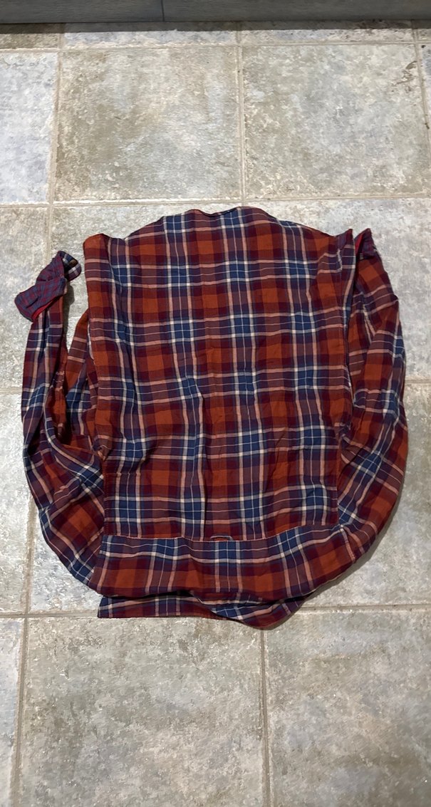 Bordo Ekoseli Uzun Kollu Kadın Gömlek - Görsel 5