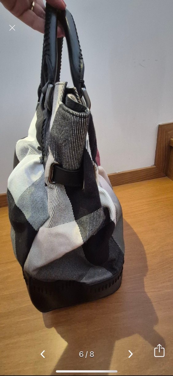 Burberry büyük boy çanta - Görsel 5