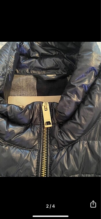 xl Beden lacivert Renk Burberry mont