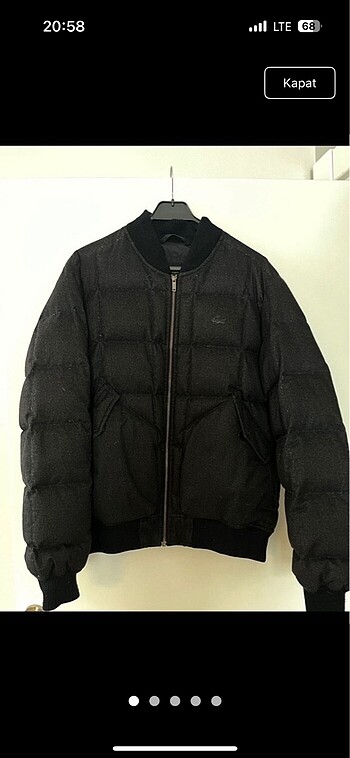 Lacoste kaz tüyü mont